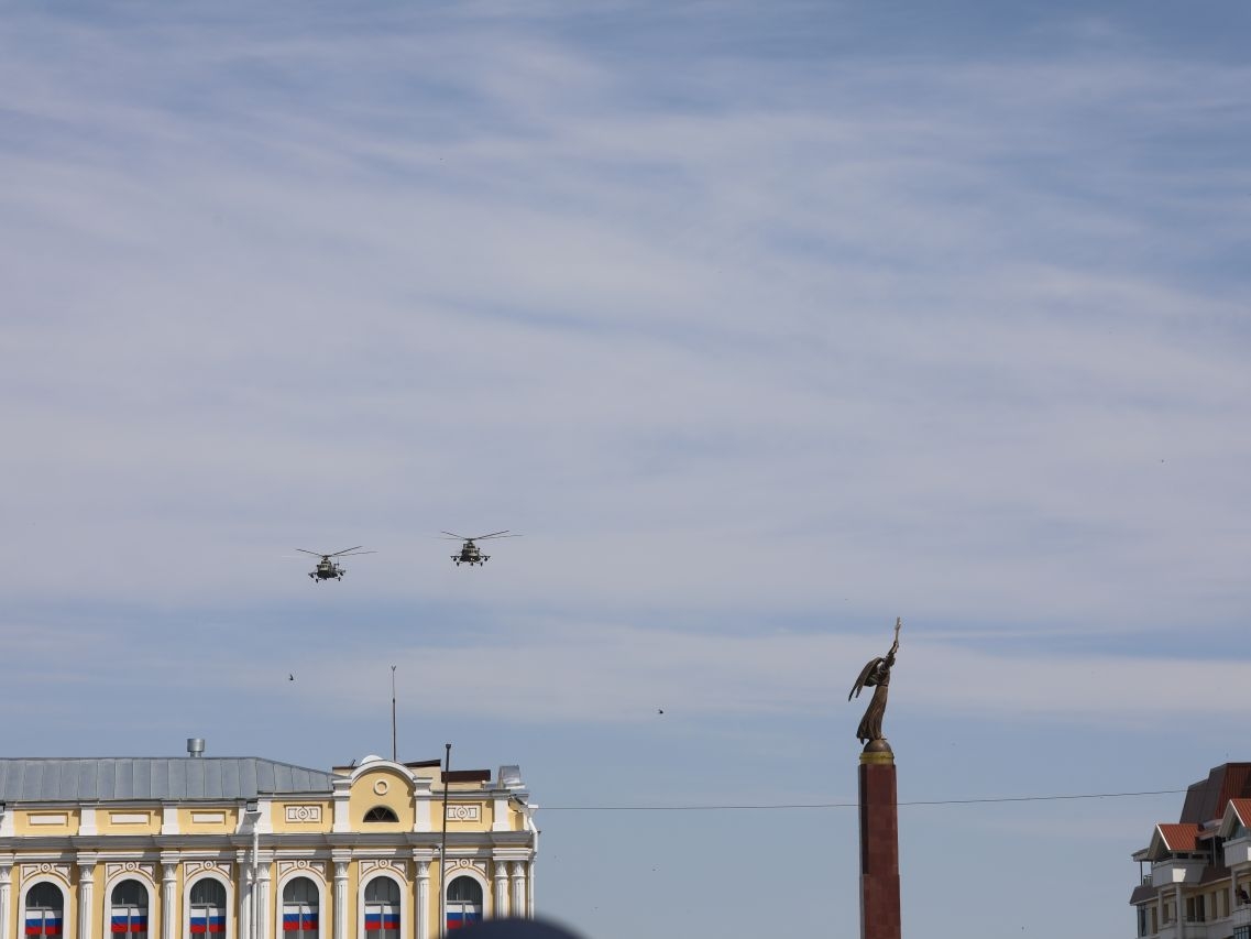 Парад в Ставрополе. Фото пресс-службы ЮВО