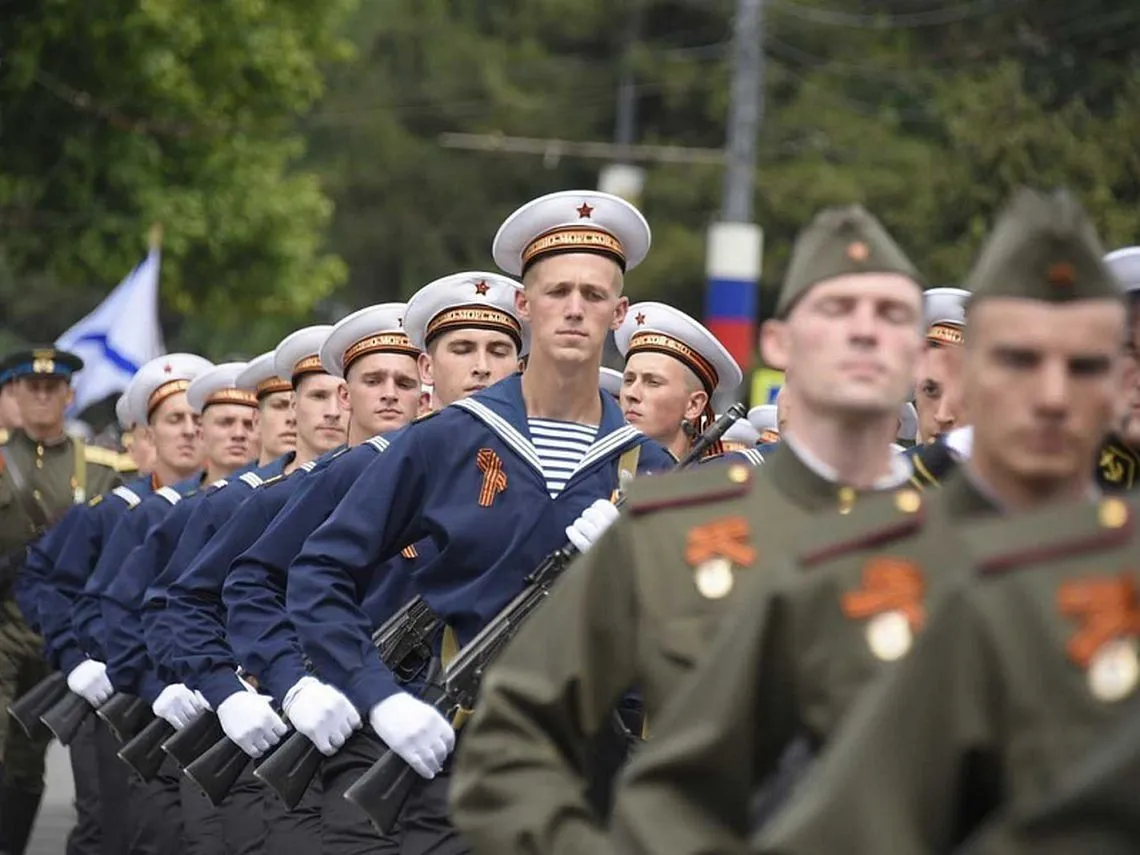 Парад в Новороссийске. Фото пресс-службы администрации Краснодарского края