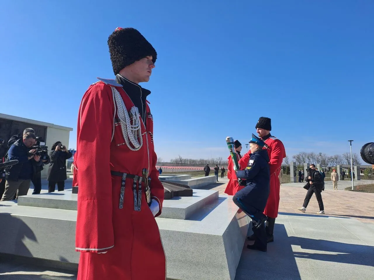 Военно-патриотический центр открыли на Кубани. © Фото: Интерфакс. Екатерина Удоденко