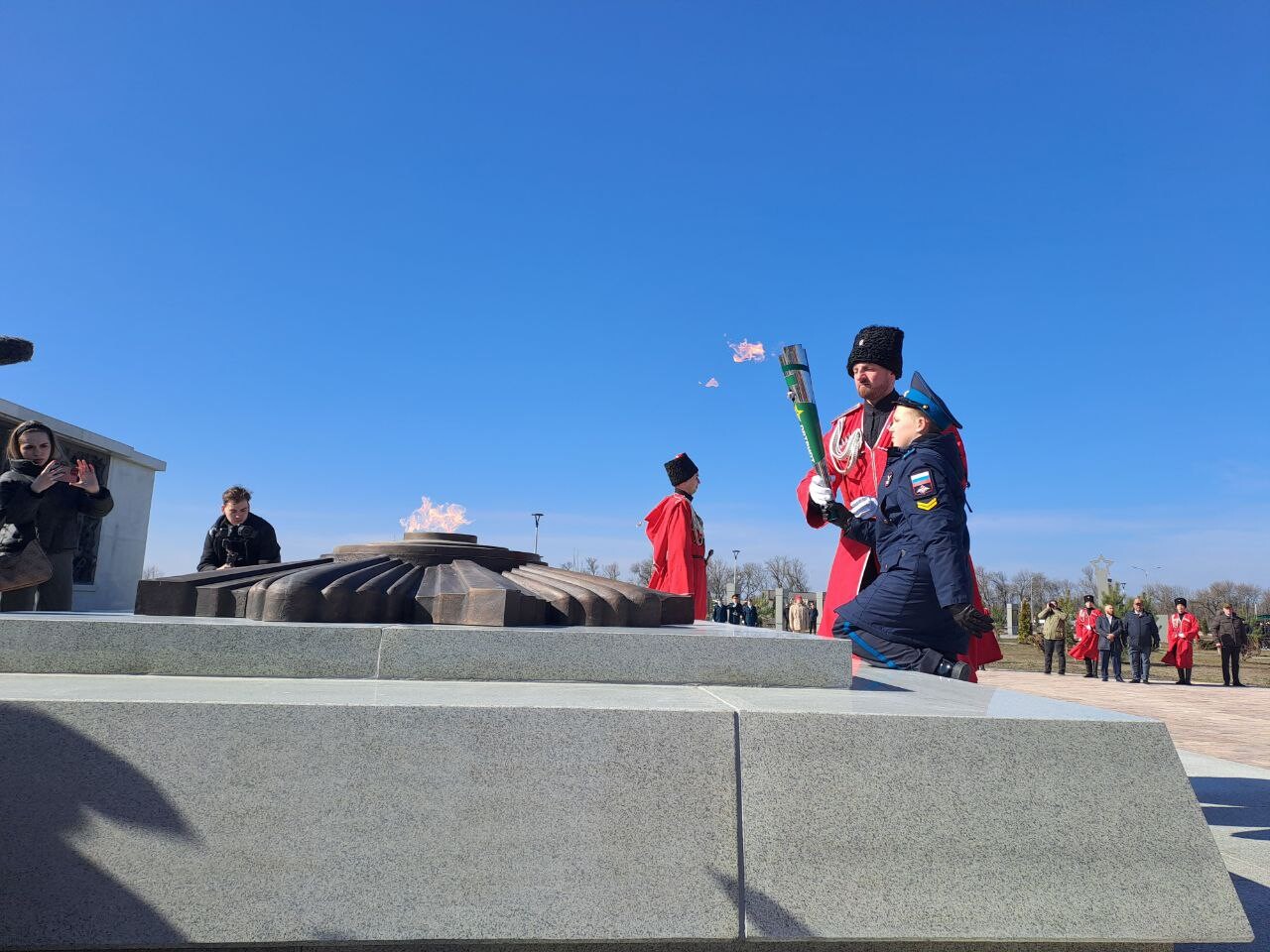 Военно-патриотический центр открыли на Кубани. © Фото: Интерфакс. Екатерина Удоденко