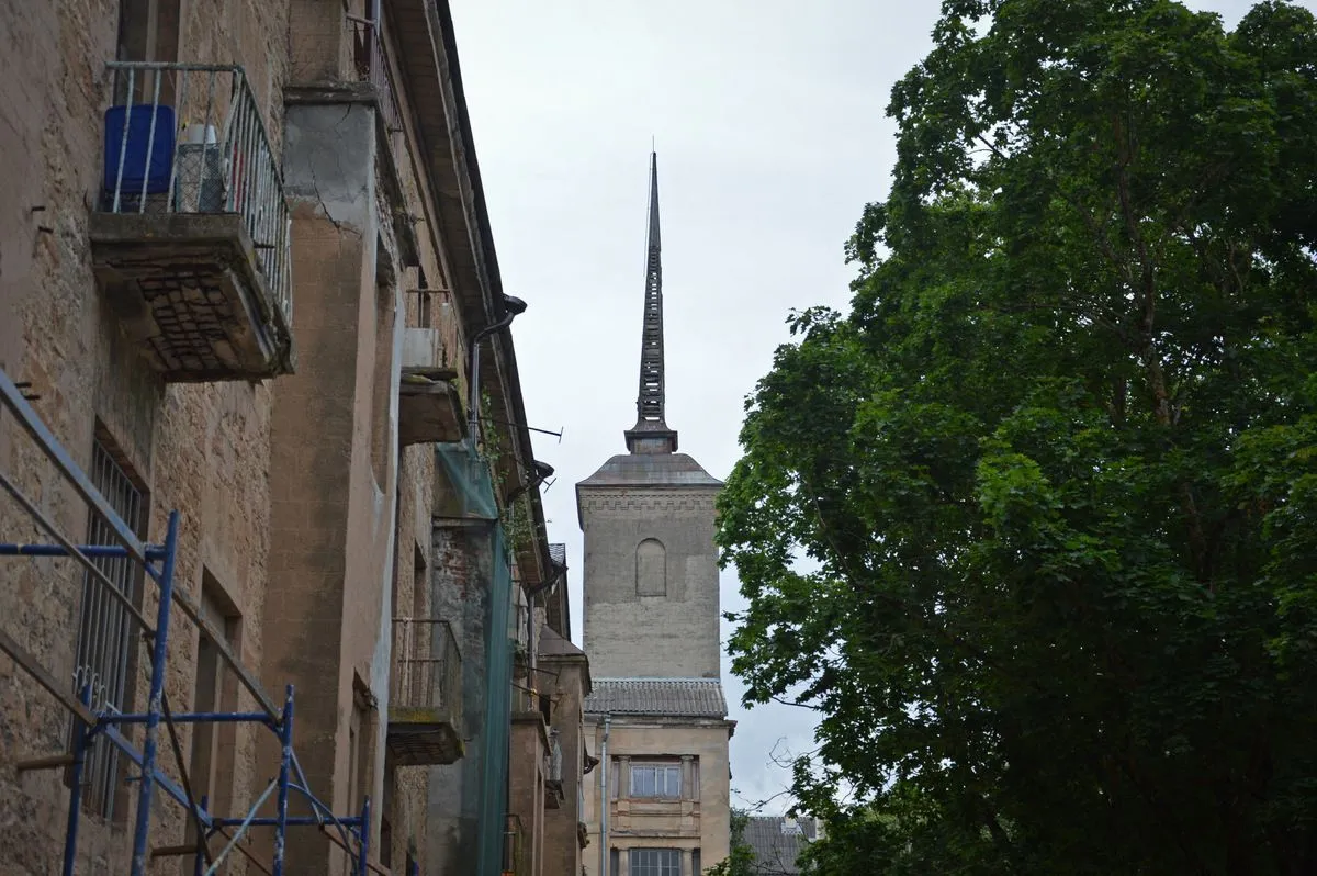 Район Парусинка в Ивангороде. © "Интерфакс"