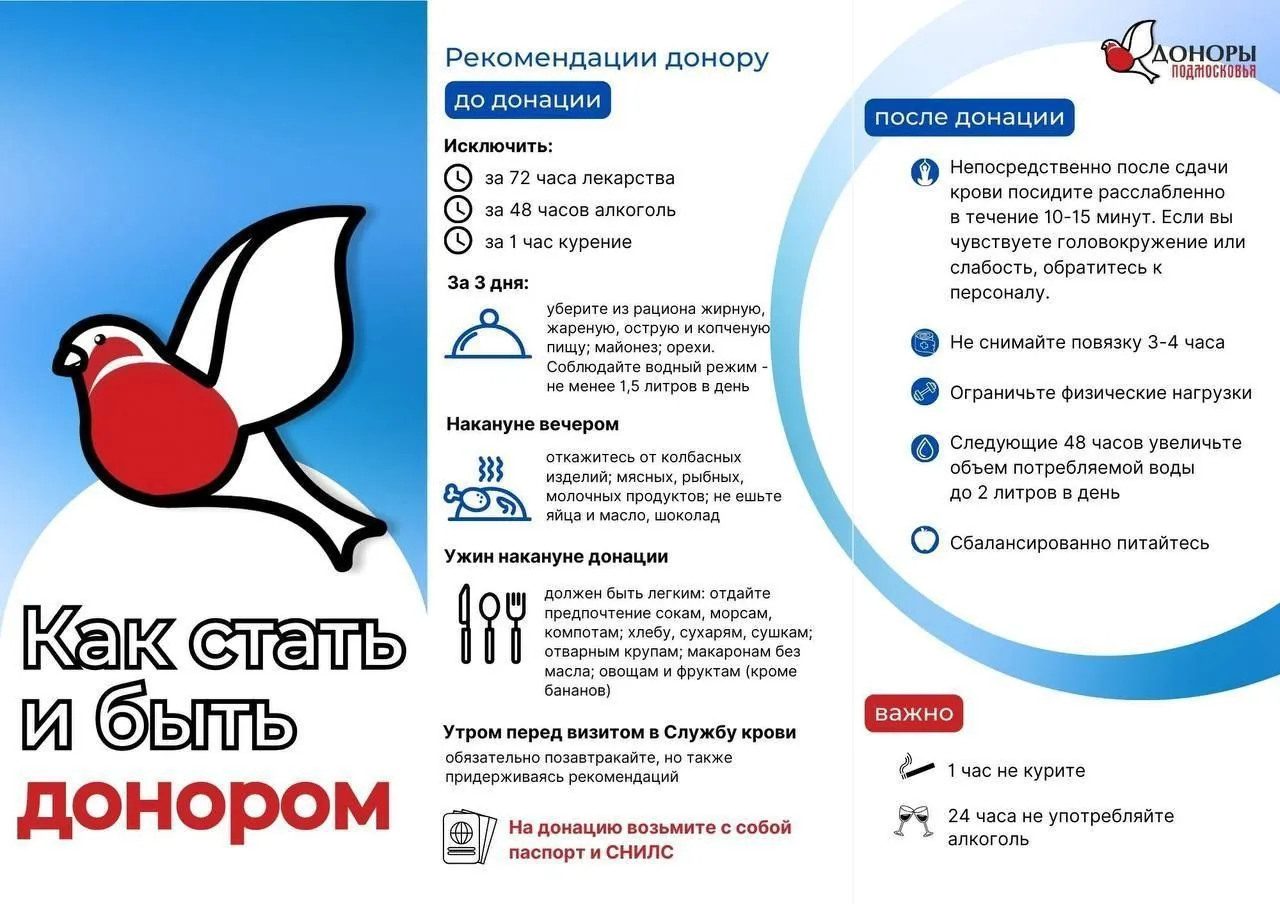 Жителей Москвы просят сдать кровь для пострадавших в "Крокус сити холле". Фото из телеграм-канала Минздрава Подмосковья