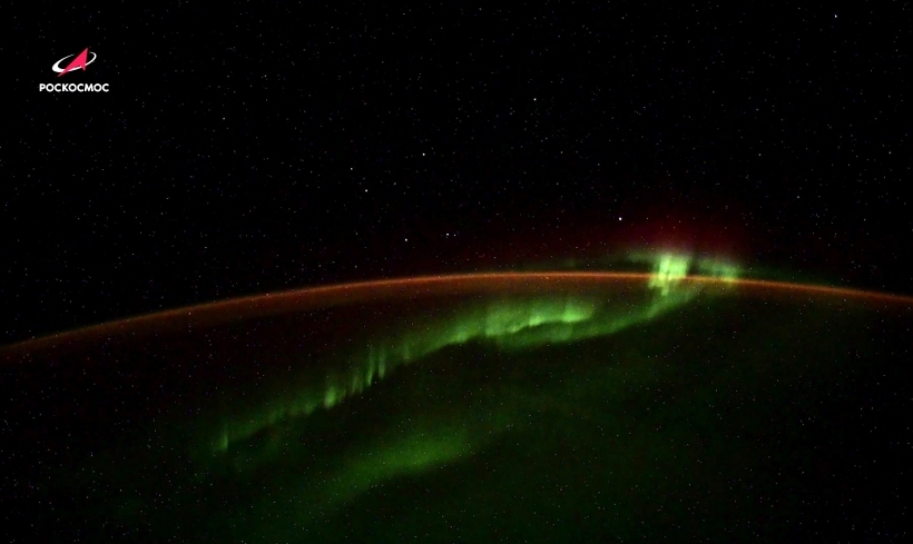 Лучше всего северное сияние видно из космоса. Фото