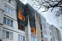 Двое взрослых и ребенок пострадали во время пожара в Приморске
