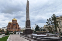 Вечный огонь вновь зажгли после реконструкции на Аллее Героев в Волгограде