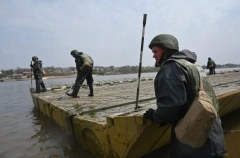 Военные организовали переправу для двух населенных пунктов в Бурятии