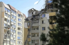 Жильцы пострадавшего от взрыва дома в Саратове возвращаются в свои квартиры