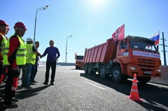 Новые дороги и развязку открыли в новой Москве
