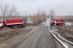 Несколько десятков домов в Оренбурге остались без тепла и света из-за паводка