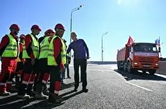 Собянин открыл две транспортные развязки в преддверии Дня города