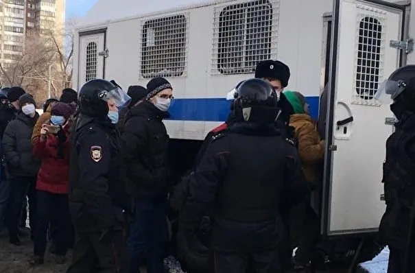 Полиция задержала всех участников несанкционированной акции в Самаре