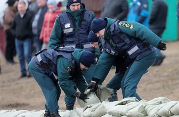 Уровень воды в водохранилище Кургана понижают в ожидании паводка