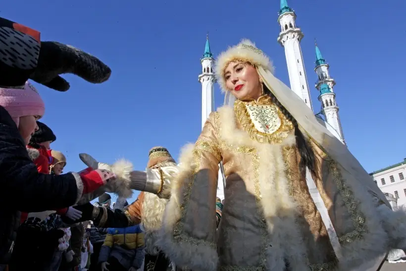 Татарскую Снегурочку зовут Кар Кызы. Фото