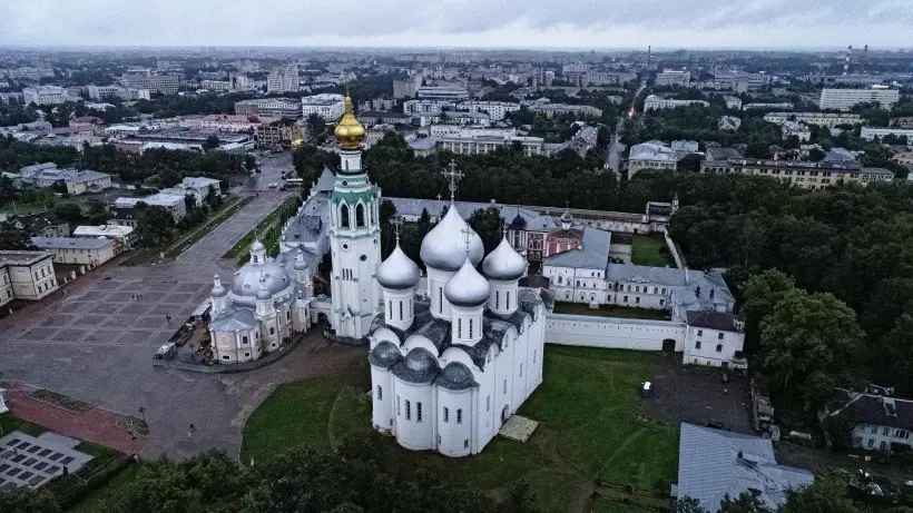 Завершена реставрация Пятницкой башни и Северной стены Вологодского кремля. Фото. © РИА Новости. Павел Львов