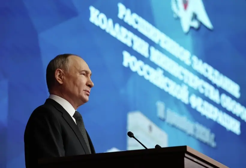 Путин: с военной точки зрения, вторжение украинских сил в Курскую область - это авантюра. Фото. © РИА Новости. Александр Казаков