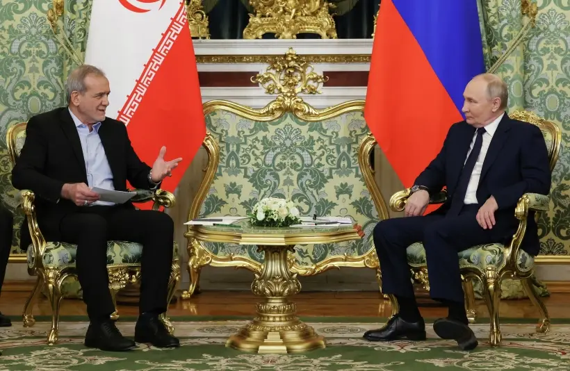 Путин: всеобъемлющий российско-иранский договор придаст импульс сотрудничеству. Фото. © РИА Новости. Вячеслав Прокофьев