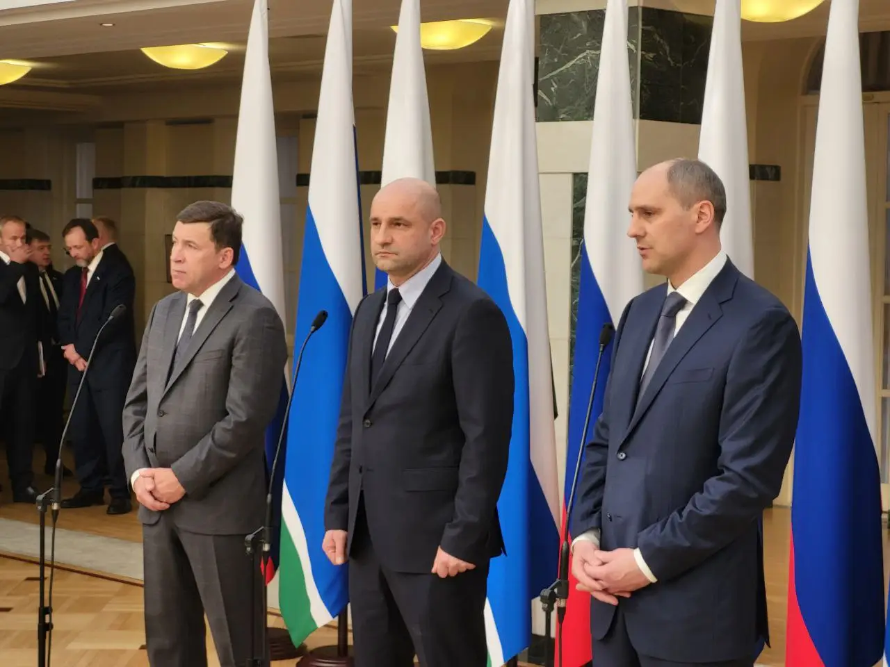 Врио губернатора Свердловской области Паслер представлен правительству региона. Фото. ©