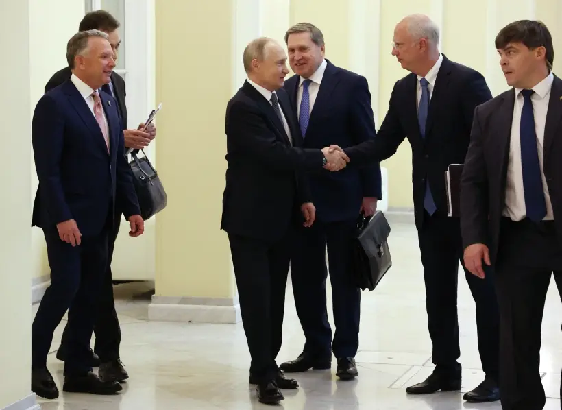 Встреча Путина и Уиткоффа завершена. Фото. © РИА Новости. Вячеслав Прокофьев