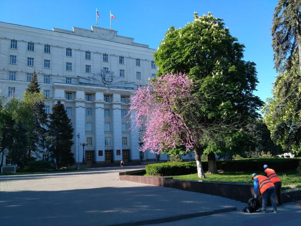 Более 500 млн рублей направят на благоустройство территорий в Ростовской области. Фото. ©
