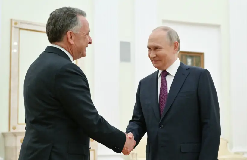 Ушаков: Путин и Уиткофф обсудили на встрече возможность возобновления прямых переговоров РФ и Украины. Фото. © РИА Новости. Кристина Кормилицына