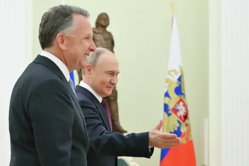 Путин на встрече с Уиткоффом подтвердил готовность РФ к переговорам с Украиной без предварительных условий - Песков. Фото. © РИА Новости. Кристина Кормилицына