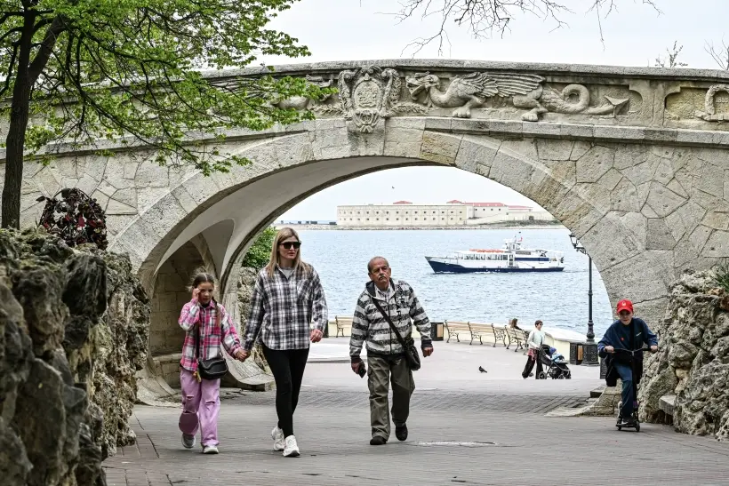 Морской пассажирский транспорт в Севастополе возобновил работу. Фото. © РИА Новости. Константин Михальчевский