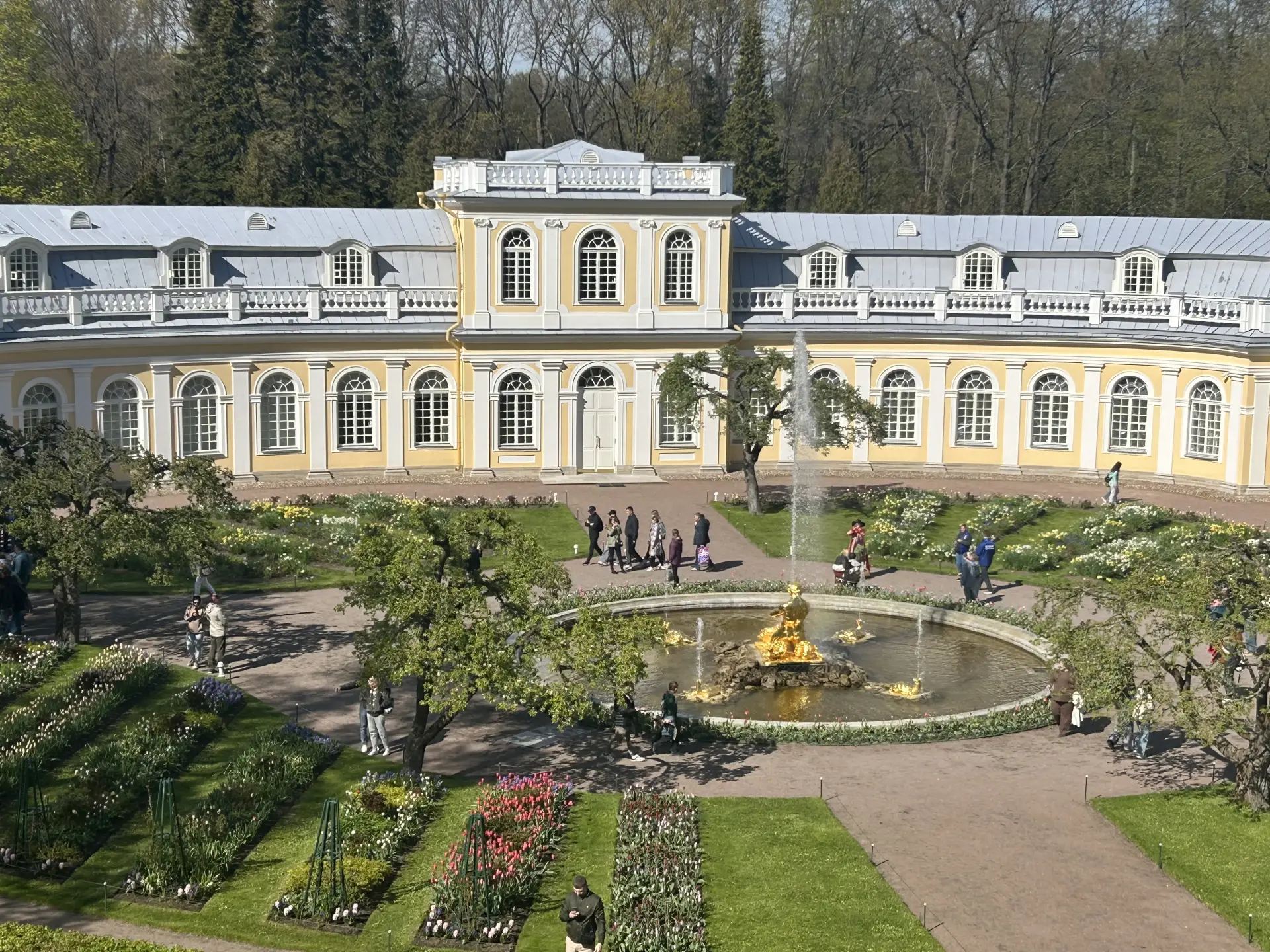 Весенний праздник фонтанов в Петергофе собрал 26 тыс. гостей