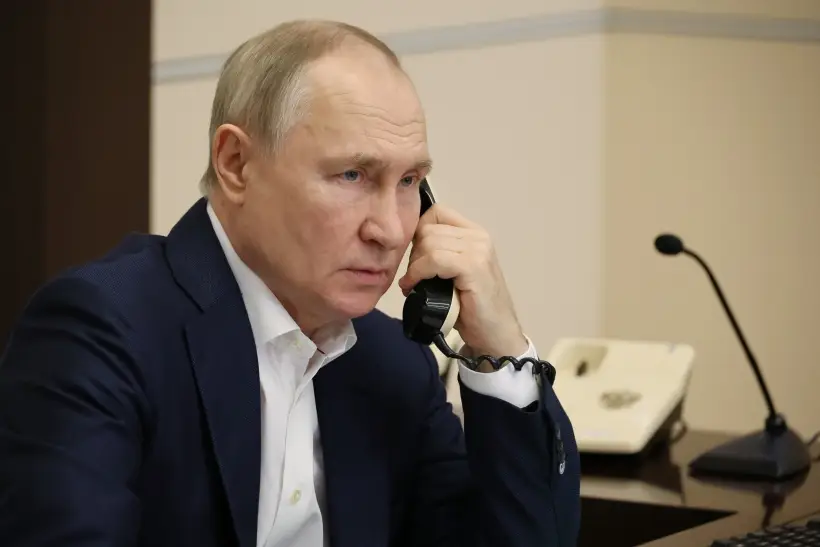Президенты России и США Владимир Путин и Дональд Трамп провели телефонные переговоры. Фото