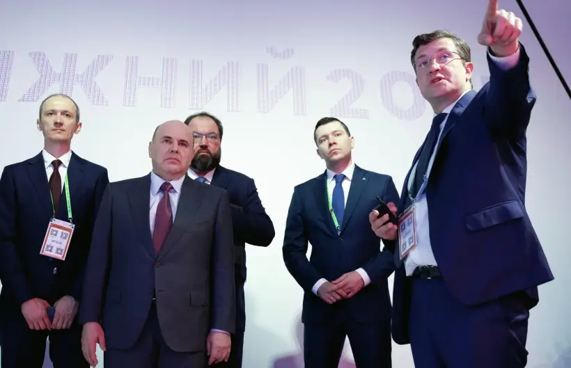 Мишустин оценил ключевые проекты Нижегородской области. Фото. © РИА Новости. Дмитрий Астахов