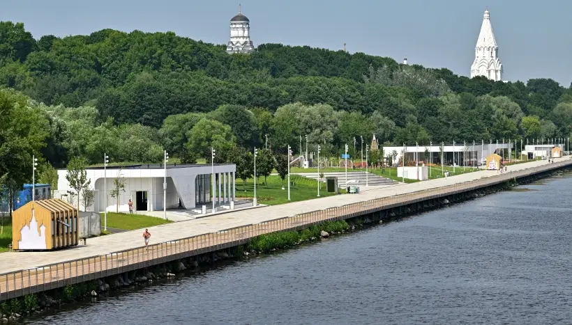Пешеходная набережная длиной 3,5 км открылась в парке