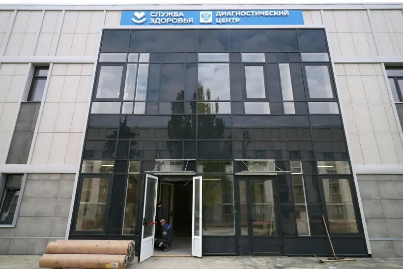 Петербуржцы ввели в Мариуполе более 50 объектов за три года - Беглов. Фото. © РИА Новости. Александр Иванов