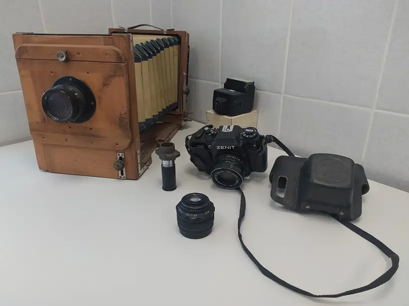 Отечественные фотоаппараты пользовались популярностью не только у журналистов, но и у работников специальных ведомств, например, пожарного надзора. Фото