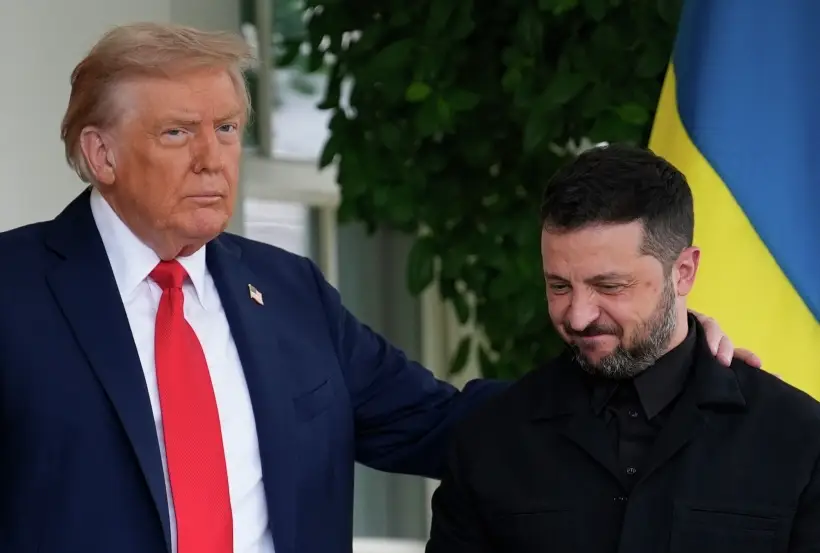 Президент США Дональд Трамп встретился с президентом Украины Владимиром Зеленским в Вашингтоне. Фото