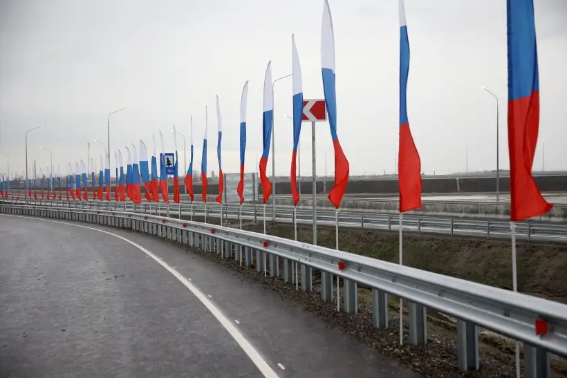 Движение по первому участку обхода Мурино запущено в Ленобласти. Фото. © РИА Новости. Виталий Тимкив