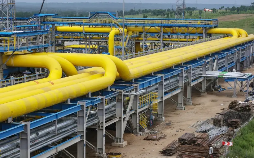 "Газпромом" и CNPC договорились увеличить поставки газа в Китай по газопроводу "Сила Сибири" до 44 млрд куб. м. Фото