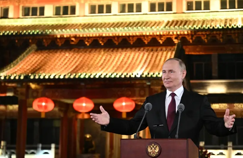 Президент РФ Владимир Путин назвал позитивными результаты своего многодневного визита в Китай. Фото