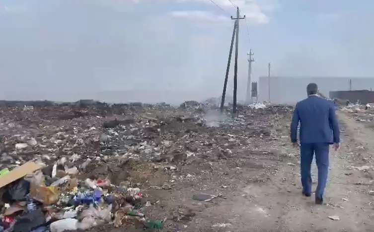 Единственный в Ингушетии полигон ТКО закрыли из-за частых возгораний мусора и грубых нарушений. Фото. © Минприроды Ингушетии. Малика Кациева