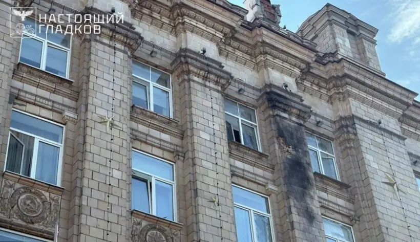 Здание правительства Белгородской области подверглось атакам БПЛА - губернатор. Фото. © РИА Новости. Пресс-служба губернатора Белгородской области