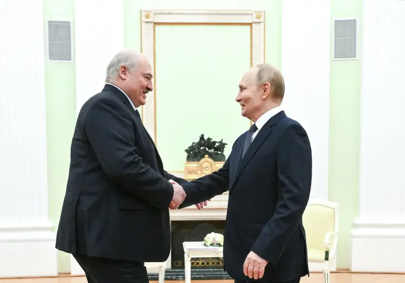 РФ и Белоруссия активно взаимодействуют в вопросах безопасности - Путин. Фото. © РИА Новости. Кристина Кормилицына