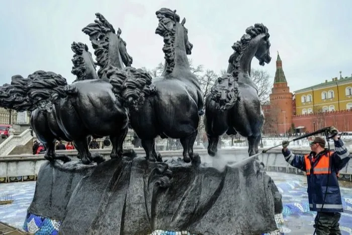 Фонтаны Москвы законсервировали на зиму